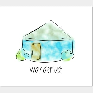 Yurt On A Shirt | Wanderlust Posters and Art